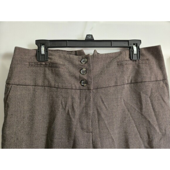 Cato Womens Dress Casual Pants Slacks Wide Leg Light Brown Size 14W Adjust Waist - Picture 7 of 16